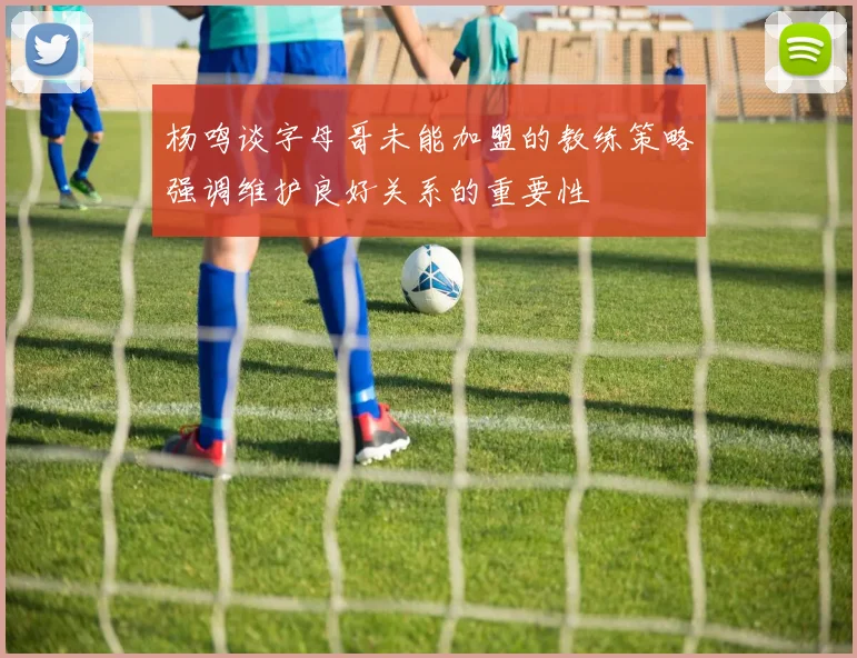 杨鸣谈字母哥未能加盟的教练策略强调维护良好关系的重要性